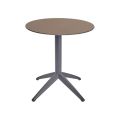 Стол QUATRO FOLD ø 70 ANTRACITE-TAUPE1